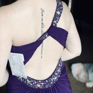 Long Backless Prom Dress